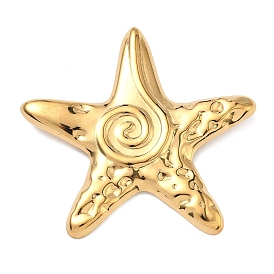 304 подвески из нержавеющей стали, очарование морской звезды