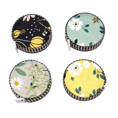 Тканевый чехол, мягкая швейная рулетка, для тела, шитье, портной, одежда, цветочным узором