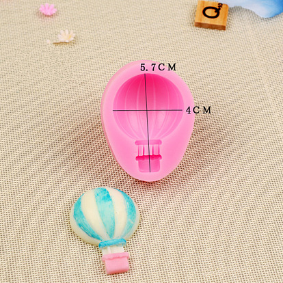 Food Grade Silicone Molds, Fondant Molds, For DIY Cake Decoration, Chocolate, Candy, UV Resin & Epoxy Resin Jewelry Making, Hot-air Balloon