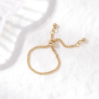 Регулируемые витые латунные панцирные цепочки кольца для женщин