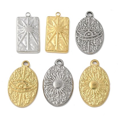 304 подвески из нержавеющей стали, подвеска в виде прямоугольника/овала