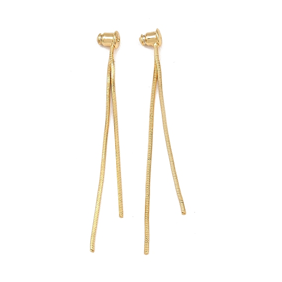 Латунные гайки для сережек, кисточка