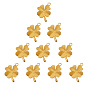 SUNNYCLUE Alloy Pendants, Matte Style, Clover