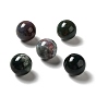 Natural Indian Agate Beads, No Hole/Undrilled, Round