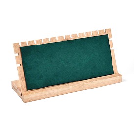 Дерево с бархатным ожерельем, подставка для ювелирных изделий, кулон, держатель, аксессуар, вешалка счетчик витрина ювелирные изделия реквизит украшения