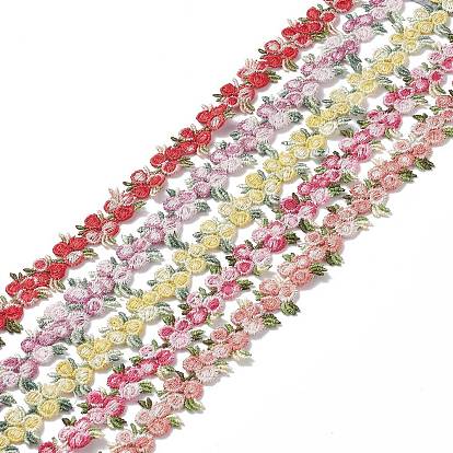 Blumen-Polyester-Besatzband, für Vorhangspitzenbesätze
