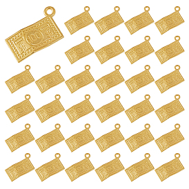 80 подвески из цинкового сплава в тибетском стиле, бумажная валюта