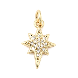 Латунные микро проложить кубического циркония подвески, звездные чары, с целью перехода в кольце