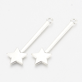 Tibetan Style Alloy Pendants, Cadmium Free & Lead Free, Meteor