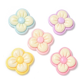 Opaque Resin Pendants, Flowers