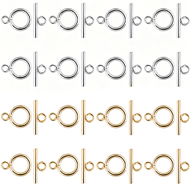 30комплекты 2 цвета 304 застежки-тоглы из нержавеющей стали