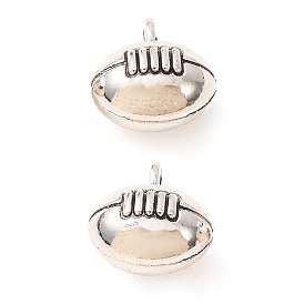 Tibetan Style Alloy Charms, Rugby Charms