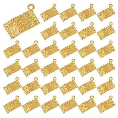 80 подвески из цинкового сплава в тибетском стиле, бумажная валюта