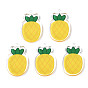 Translucent Acrylic Pendants, Double-Faced Printed, Pineapple