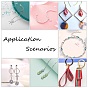 DIY Jewelry Kits, with 304 Stainless Steel Bead Caps & Pendants & Ribbon Ends & Earring Hooks & Lobster Claw Clasps & Chains