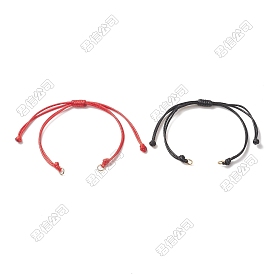 30Stück 2Farben koreanische gewachste Polyesterschnur für die Herstellung von DIY-Armbändern