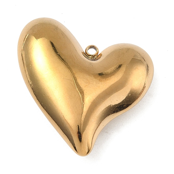 304 подвески из нержавеющей стали, асимметричный кулон в форме сердца