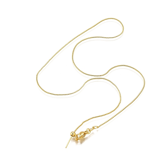 1мм латунная пшеничная цепочка регулируемые слайдеры ожерелья, без свинца и без кадмия, долговечный, стойки покрытие