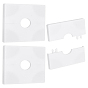 3Pcs ABS Plastic Air Conditioner Wall Hole Cover, Square