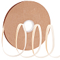 1 Roll Flocking Ribbon, Single Side, for Gift Packing, Party Decoration