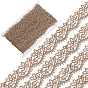 5 Yards Hollow Flower Polyester Lace Trim, Garment Accessory
