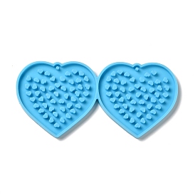 DIY Heart Pendant Silicone Molds, Resin Casting Molds, for UV Resin & Epoxy Resin Jewelry Making