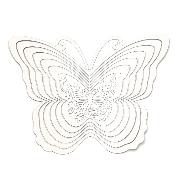 Betterfly 201 подвески/звенья из нержавеющей стали, гравированные металлические украшения