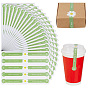 Paper Self-Adhesive Gift Sealing Label Stickers, Long Strip Baking & Craft Packaging Stickers