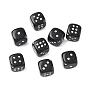 Непрозрачные акриловые бусины, игральная кость