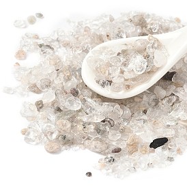 Натуральный кварцевый лодолит бусины чип, бусины без отверстий 