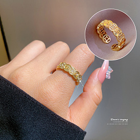 Регулируемое открывающееся кольцо для пар – модно, минималистский, кольцо на указательном пальце.