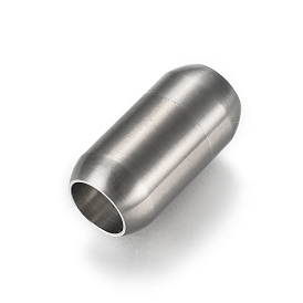 304 fermoirs magnétiques en acier inoxydable avec extrémités à coller, mat, colonne