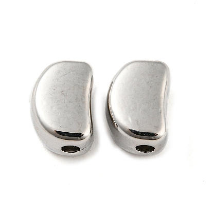 Crémaillère perles en alliage placage, sans plomb et sans cadmium et sans nickel, haricot 