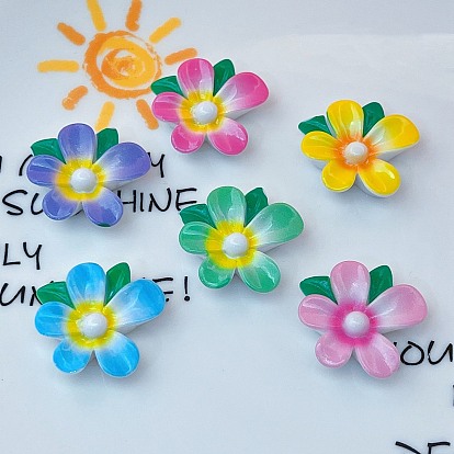 Кабошоны из непрозрачной смоляной эмали, подсолнечник