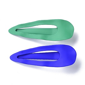 Аксессуары для волос окрашенные спреем железные заколки из кожи аллигатора, слеза