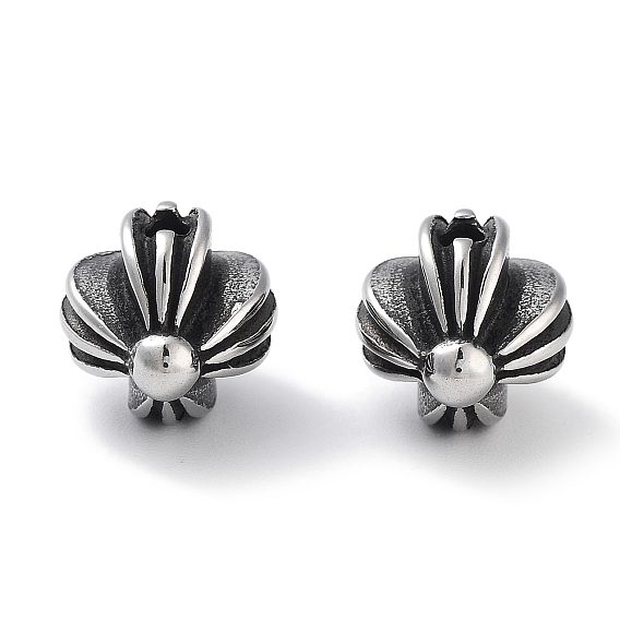 304 из нержавеющей стали бусы, цветок