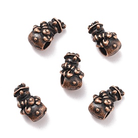 Tibetan Style Alloy Beads, Snowman