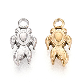 304 прелести нержавеющей стали, ионное покрытие (ip), талисман золотой рыбки