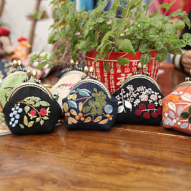 Jinhao cloth art mouth gold bag handmade diy material bag storage bag flower cloth handicraft wallet