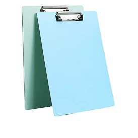 Plastic Clipboards, with Metal Clips, for Office, Hospital, Rectangle