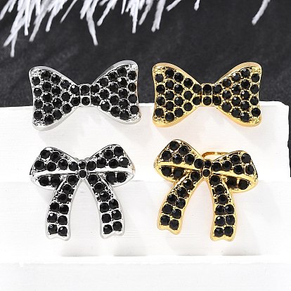 304 открытые манжеты из нержавеющей стали для женщин, со стразами, ионное покрытие (ip), бантом