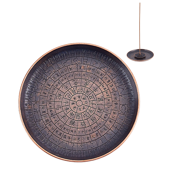 Круглая подставка для благовоний из сплава, домашний офис чайхана дзен буддийские принадлежности