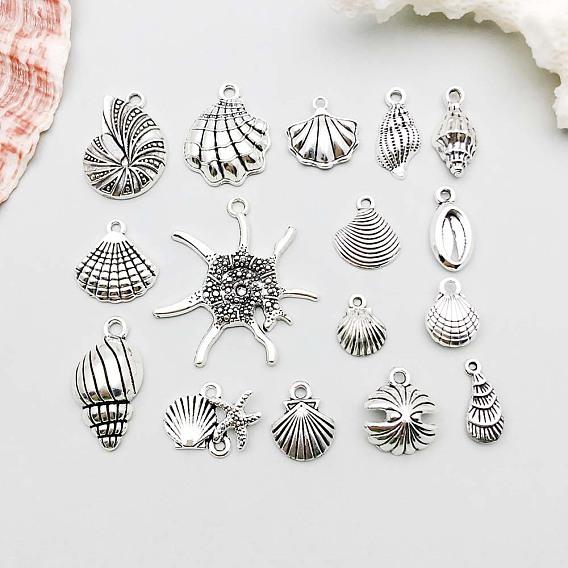 Подвески из сплава в тибетском стиле, океанские темы