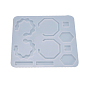 Cuff Bangle & Pendant Silicone Molds, for UV Resin, Epoxy Resin Jewelry Making, Mixed Shapes