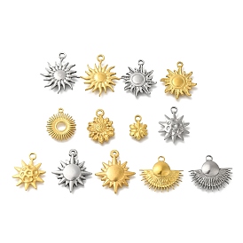 304 подвески из нержавеющей стали, очарование солнца и цветов