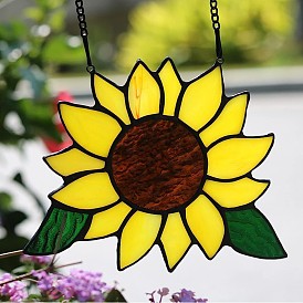 Mother's Day Indoor Decoration Sunflower Pendant Flowers Sunflower Kitchen Decoration Window Catcher