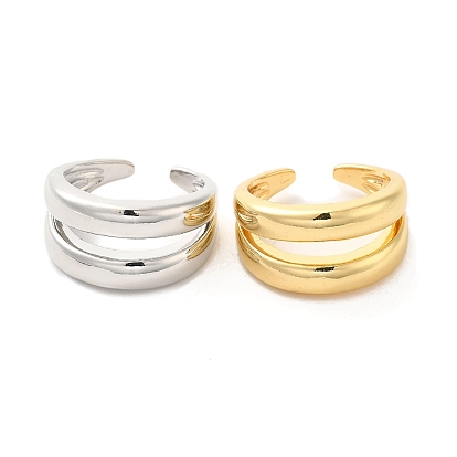 Brass Open Cuff Rings