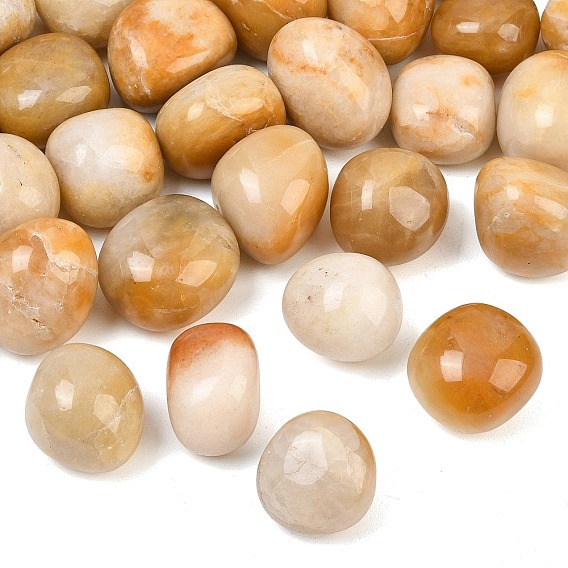 Cuentas de jade topacio antiguo natural, piedra caída, pepitas, sin agujero / sin perforar, gemas de relleno de jarrones