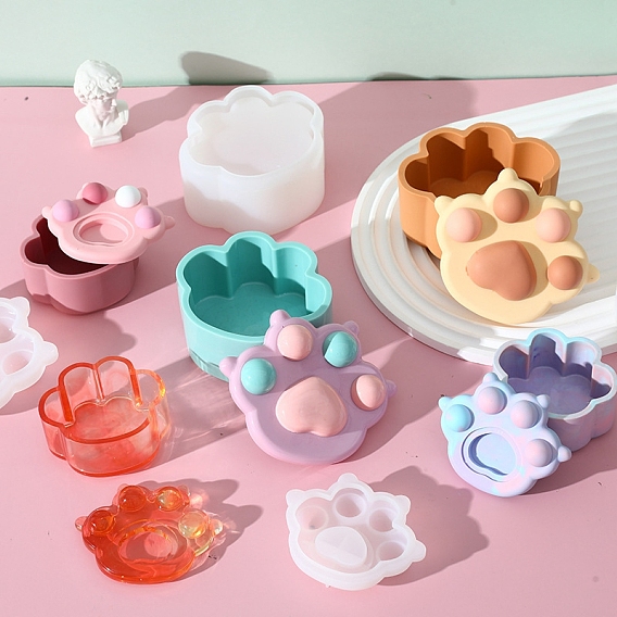 Силиконовые формы для хранения отпечатков лап своими руками, формы для литья смолы, для уф-смолы