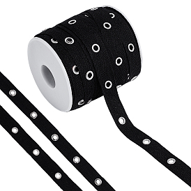 20 Хлопковая лента ярдс с люверсами из нержавеющей стали, аксессуары для одежды